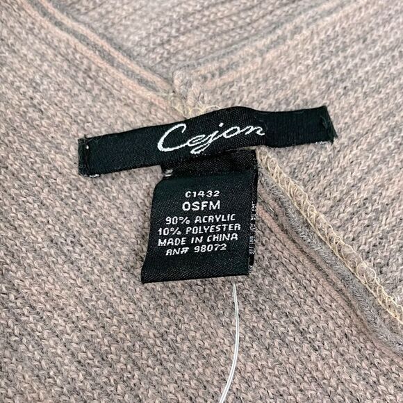 NEW CEJON Back to Basics Poncho Scarf Blush - OS - Picture 3 of 4